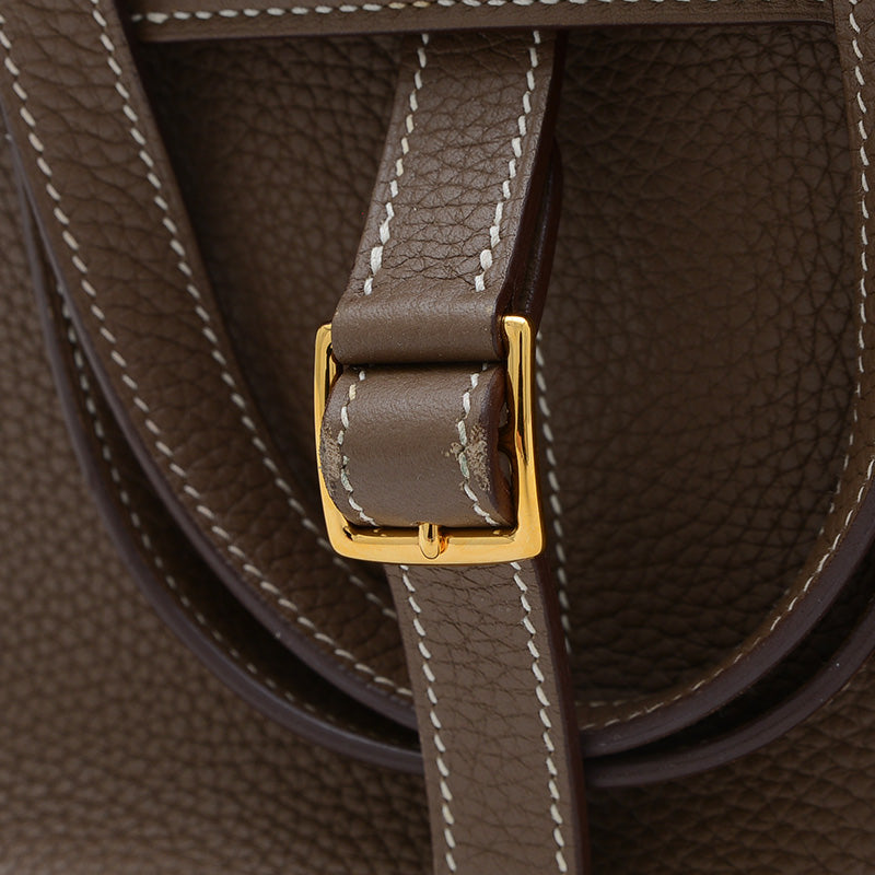 アルザン25 トリヨン エトゥープ ゴールド金具 Y刻印 ショルダーバッグ