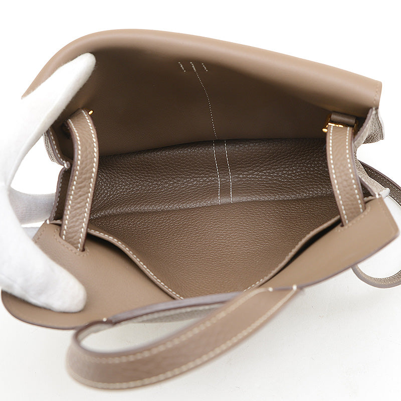 アルザン25 トリヨン エトゥープ ゴールド金具 Y刻印 ショルダーバッグ