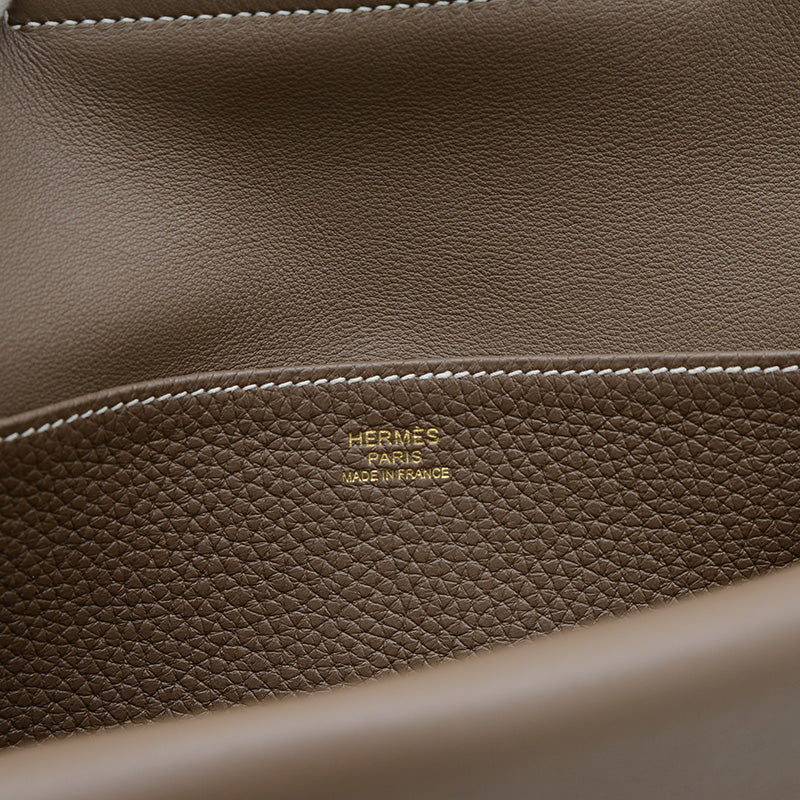 アルザン25 トリヨン エトゥープ ゴールド金具 Y刻印 ショルダーバッグ