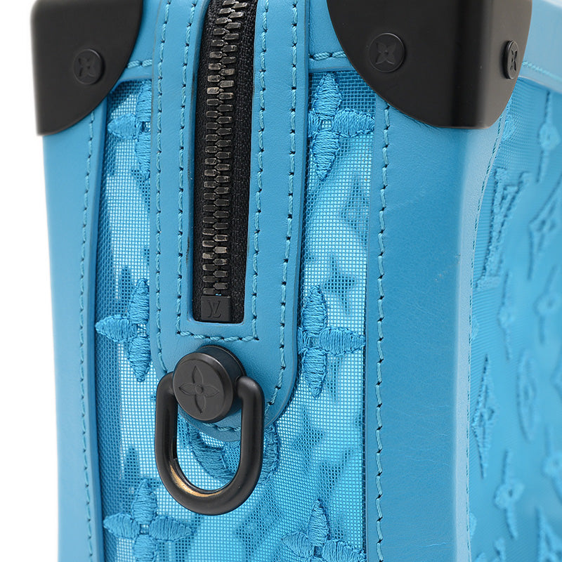 モノグラム シースルー ソフトトランク ショルダーバッグ ターコイズ M45074 ショルダーバッグ