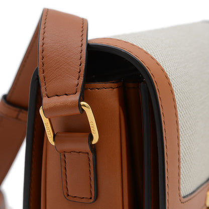 クラシック トリオンフ ショルダーバッグ キャンバス/レザー ナチュラル/タン 191242 ショルダーバッグ