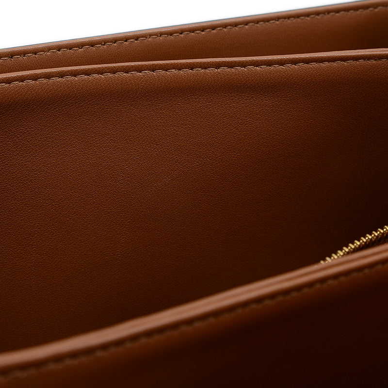 クラシック トリオンフ ショルダーバッグ キャンバス/レザー ナチュラル/タン 191242 ショルダーバッグ