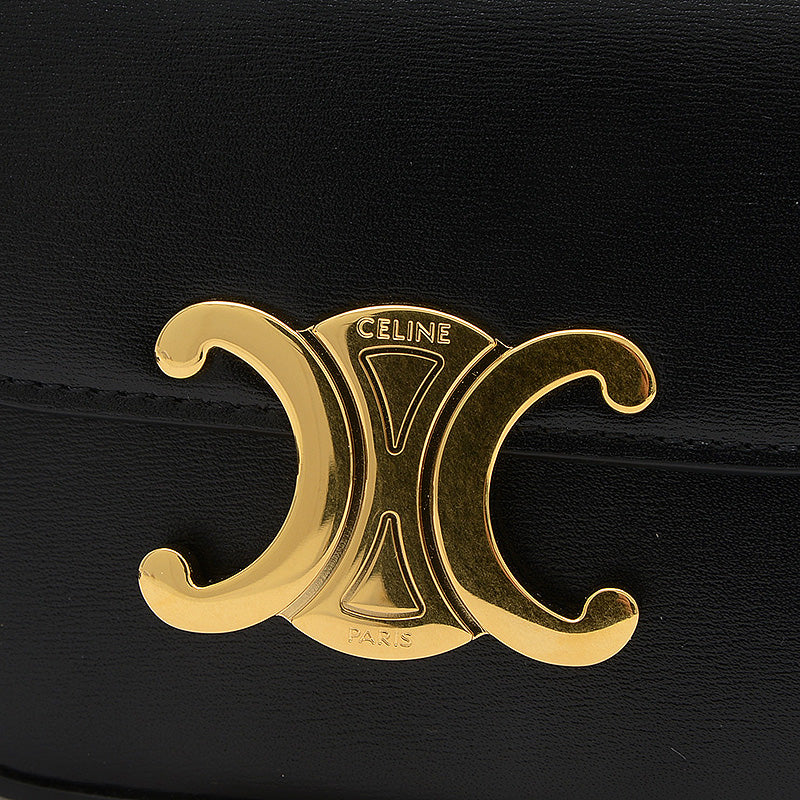 トリオンフ ミニ クロード ショルダーバッグ カーフスキン ブラック 10I513DPV ショルダーバッグ