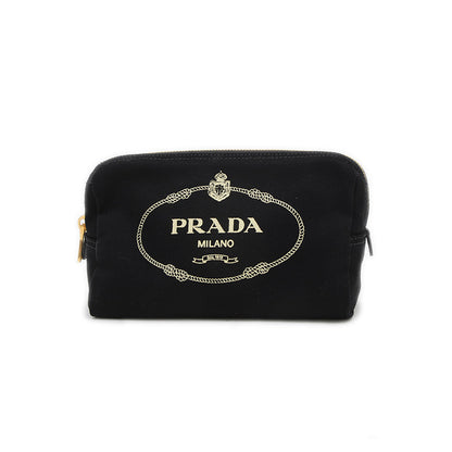 カナパ ポーチ キャンバス ブラック 1NA693 アクセサリーポーチ