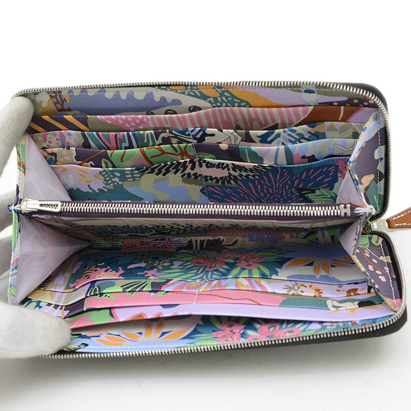 アザップロング シルクイン 長財布 エプソン ブラック K刻印 長財布