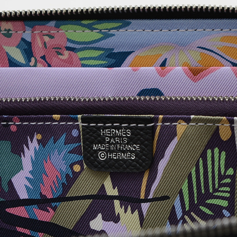 アザップロング シルクイン 長財布 エプソン ブラック K刻印 長財布