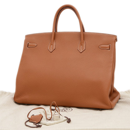 バーキン40 トゴ ゴールド シルバー金具 M刻印 ハンドバッグ