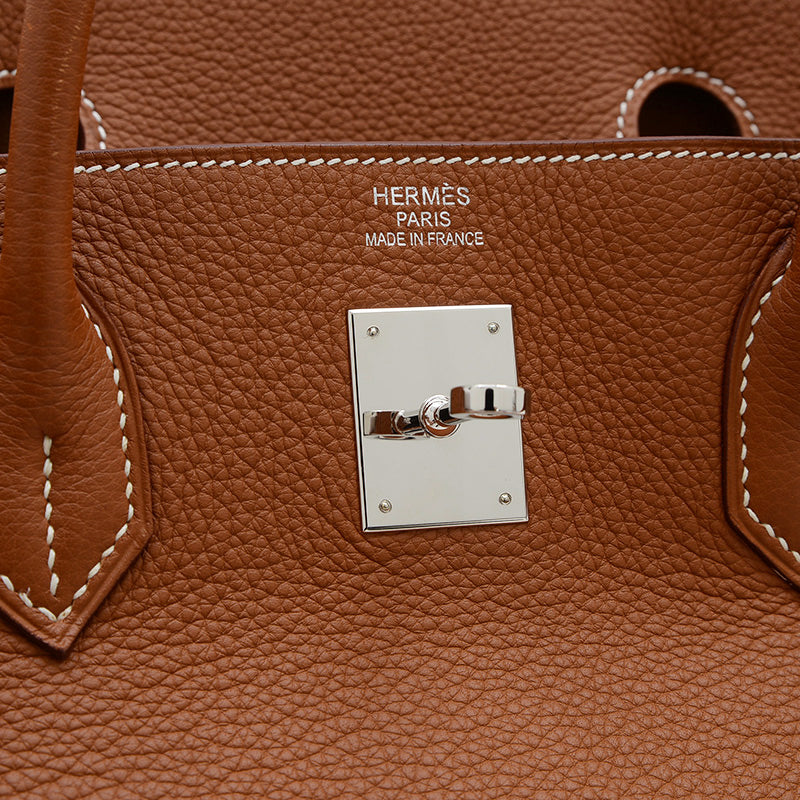 バーキン40 トゴ ゴールド シルバー金具 M刻印 ハンドバッグ