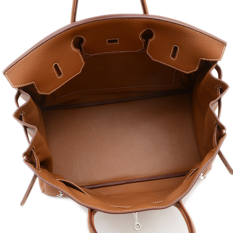 バーキン40 トゴ ゴールド シルバー金具 M刻印 ハンドバッグ