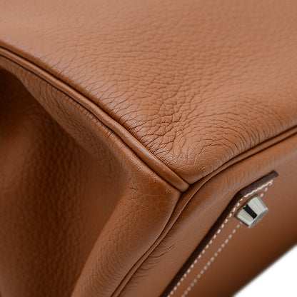 バーキン40 トゴ ゴールド シルバー金具 M刻印 ハンドバッグ