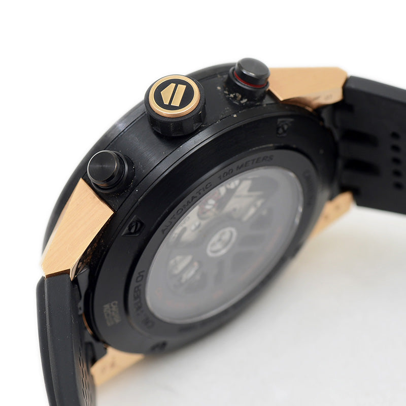 カレラ クロノグラフ キャリバー ホイヤー01 チタン/K18PG CAR2A5A オートマ 腕時計