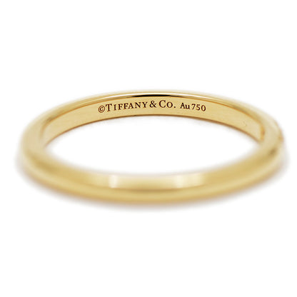 クラシックバンド リング 3Pダイヤ K18YG #14 リング・指輪