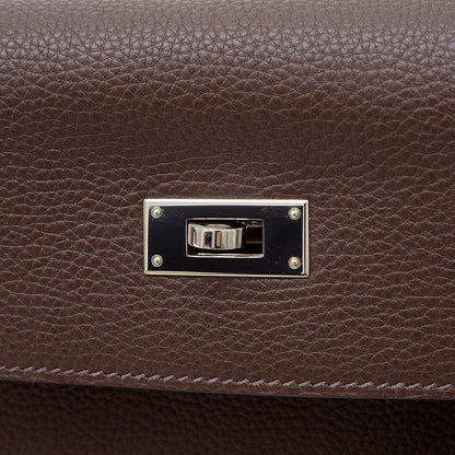 ケリー32 内縫い トゴ ショコラ シルバー金具 Q刻印 ハンドバッグ