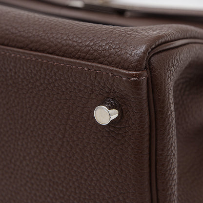 ケリー32 内縫い トゴ ショコラ シルバー金具 Q刻印 ハンドバッグ