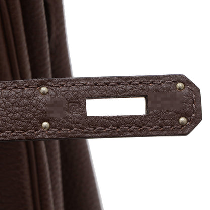 ケリー32 内縫い トゴ ショコラ シルバー金具 Q刻印 ハンドバッグ