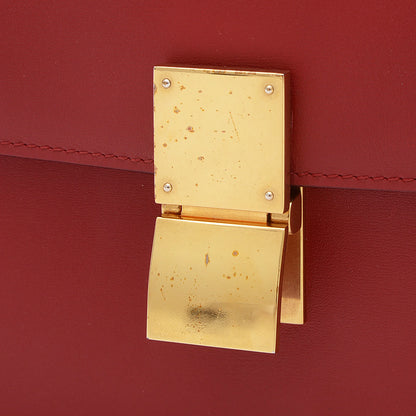 クラシックボックス ショルダーバッグ カーフ レッド 189173 ショルダーバッグ