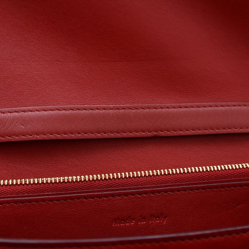 クラシックボックス ショルダーバッグ カーフ レッド 189173 ショルダーバッグ