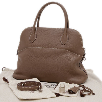 ボリード31 トリヨン エトゥープ シルバー金具 A刻印 ハンドバッグ