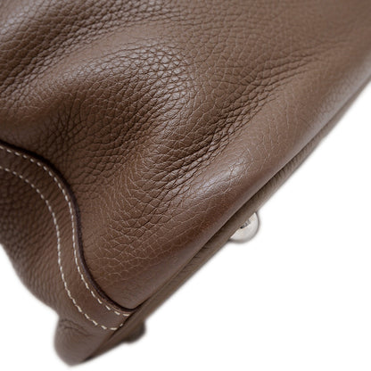 ボリード31 トリヨン エトゥープ シルバー金具 A刻印 ハンドバッグ