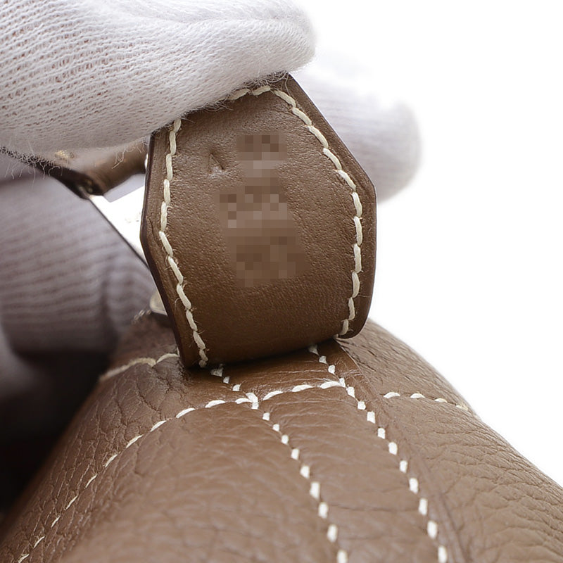 ボリード31 トリヨン エトゥープ シルバー金具 A刻印 ハンドバッグ