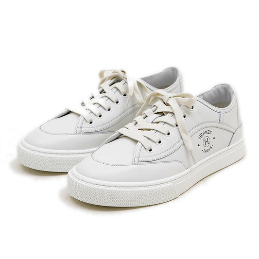 ゲット スニーカー レザー ホワイト レディース 37.5サイズ スニーカー