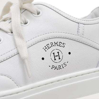 ゲット スニーカー レザー ホワイト レディース 37.5サイズ スニーカー