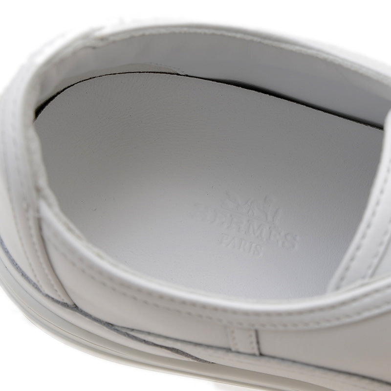 ゲット スニーカー レザー ホワイト レディース 37.5サイズ スニーカー