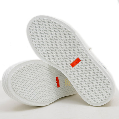 ゲット スニーカー レザー ホワイト レディース 37.5サイズ スニーカー