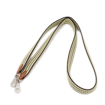 バンドリエール 25mm サングル コルダージュ ブラウン W刻印 ショルダーストラップ