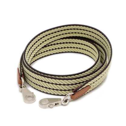 バンドリエール 25mm サングル コルダージュ ブラウン W刻印 ショルダーストラップ