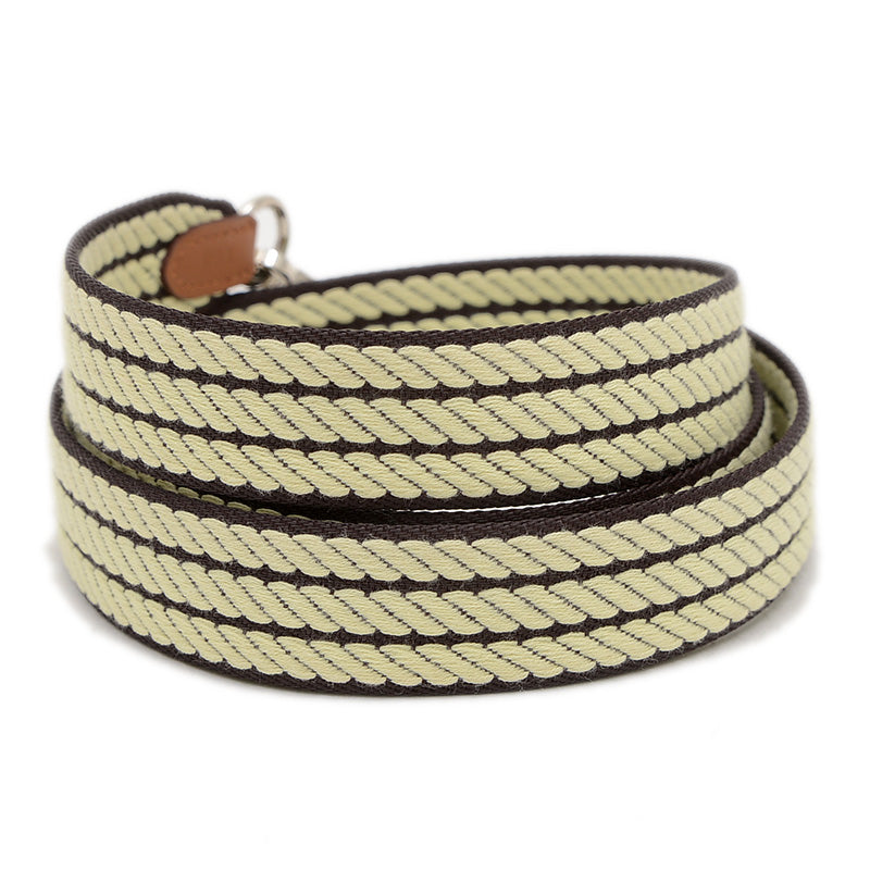 バンドリエール 25mm サングル コルダージュ ブラウン W刻印 ショルダーストラップ