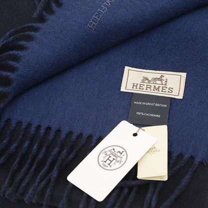 マフラー レクトヴェルソ カシミヤ マリン/ブルーテュルカン マフラー