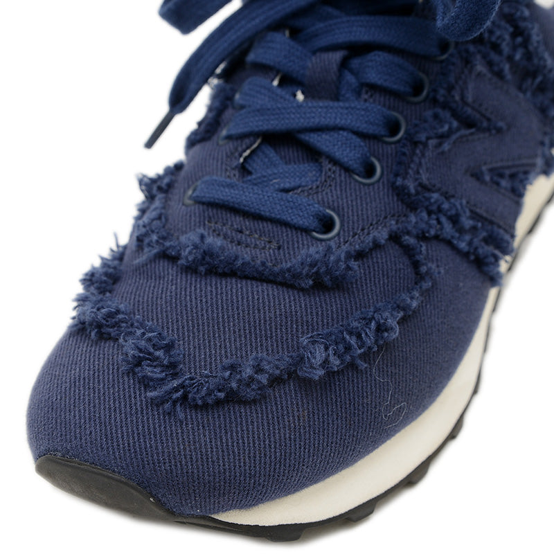 スニーカー ニューバランスコラボ 574 Denim Colonial ネイビー レディース 38サイズ スニーカー