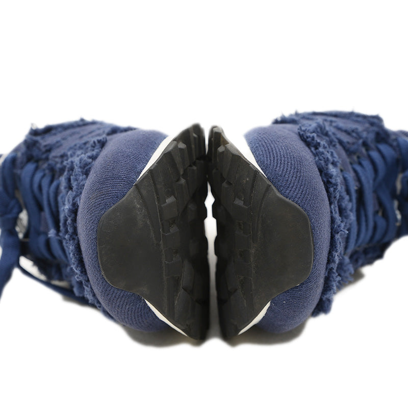 スニーカー ニューバランスコラボ 574 Denim Colonial ネイビー レディース 38サイズ スニーカー