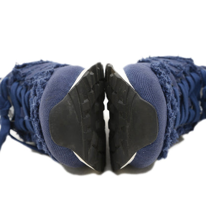 スニーカー ニューバランスコラボ 574 Denim Colonial ネイビー レディース 38サイズ スニーカー