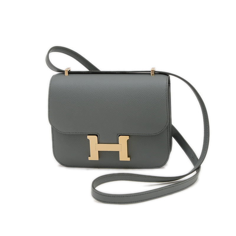 コンスタンス ミニ 18 ミロワール エプソン ヴェールアマンド ゴールド金具 K刻印 ショルダーバッグ