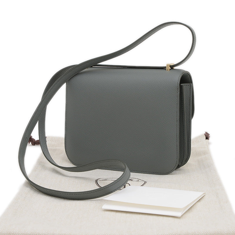 コンスタンス ミニ 18 ミロワール エプソン ヴェールアマンド ゴールド金具 K刻印 ショルダーバッグ