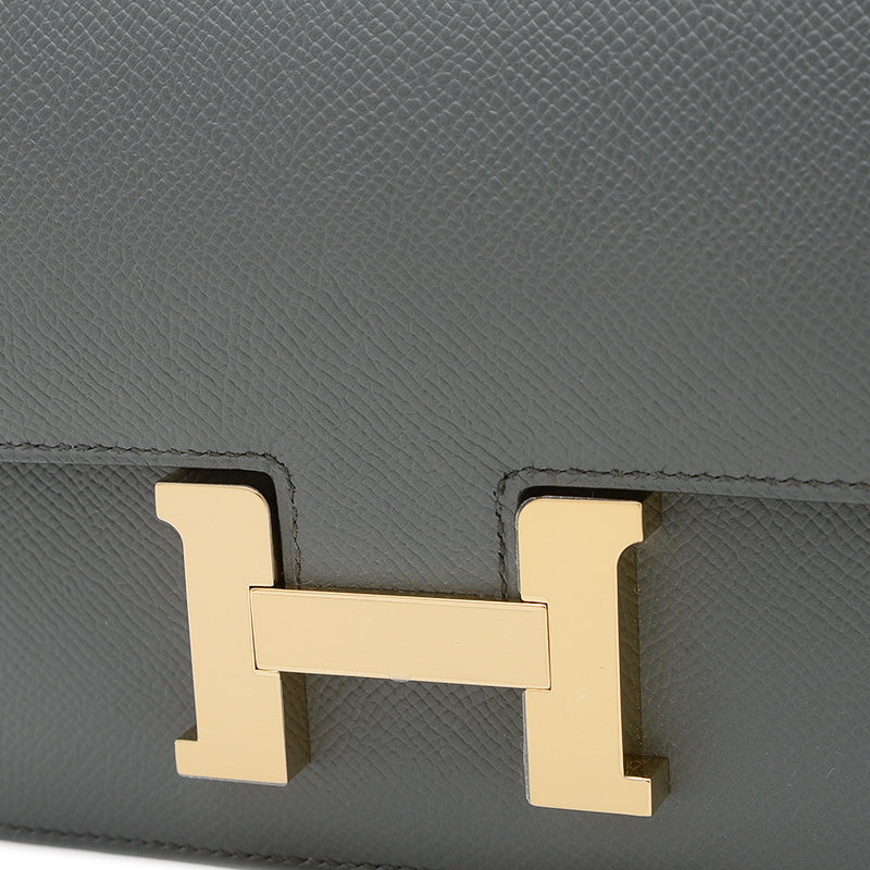 コンスタンス ミニ 18 ミロワール エプソン ヴェールアマンド ゴールド金具 K刻印 ショルダーバッグ