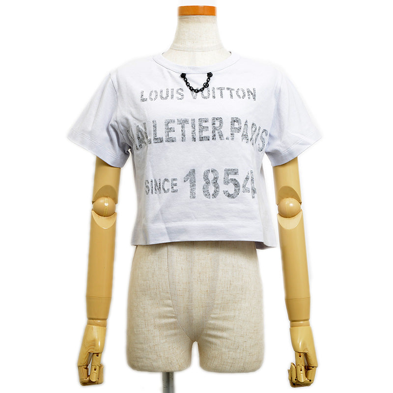 ステンシル シグネチャークロップトップ 半袖Tシャツ コットン 1AGQFG XXSサイズ 半袖Ｔシャツ