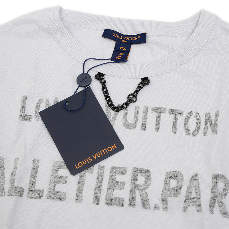 ステンシル シグネチャークロップトップ 半袖Tシャツ コットン 1AGQFG XXSサイズ 半袖Ｔシャツ