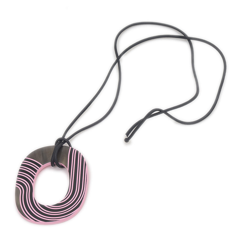 イスムポップ PM ネックレス バッファローホーン ローズフィーバー ピンク ネックレス