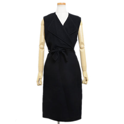 ジレ カシミヤ ブラック レディース 34サイズ 4E0177DC ベスト