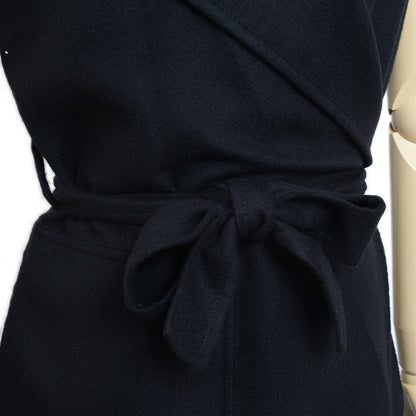 ジレ カシミヤ ブラック レディース 34サイズ 4E0177DC ベスト