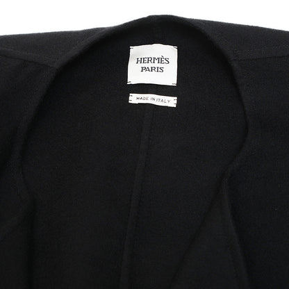 ジレ カシミヤ ブラック レディース 34サイズ 4E0177DC ベスト