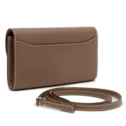 コンスタンストゥーゴー エプソン エトゥープ シルバー金具 W刻印 長財布