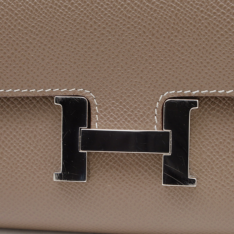 コンスタンストゥーゴー エプソン エトゥープ シルバー金具 W刻印 長財布