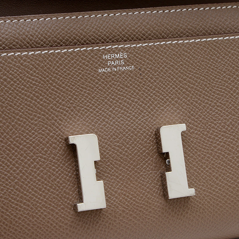 コンスタンストゥーゴー エプソン エトゥープ シルバー金具 W刻印 長財布