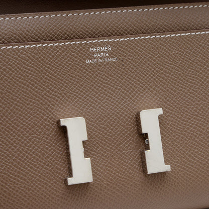 コンスタンストゥーゴー エプソン エトゥープ シルバー金具 W刻印 長財布