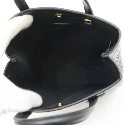 GGレザー スーパーミニ 2WAYバッグ ブラック 790133 ハンドバッグ