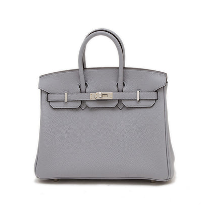 バーキン25 トゴ グリパンタン シルバー金具 K刻印 ハンドバッグ